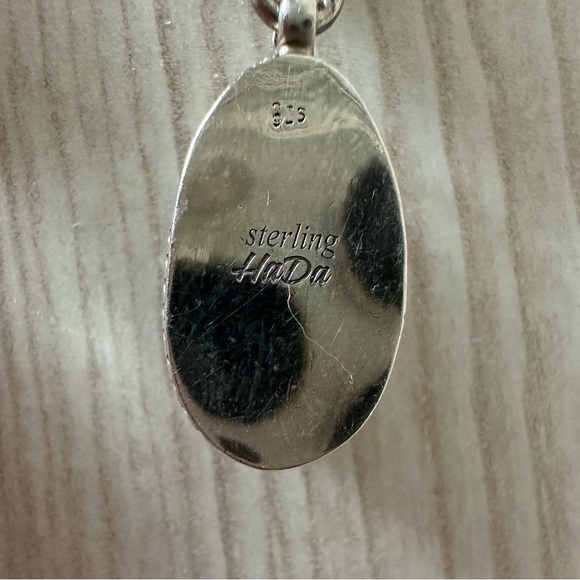 Navajo Sterling Silver & Multi Stone Spice Dangle Earrings - Picture 4 of 4